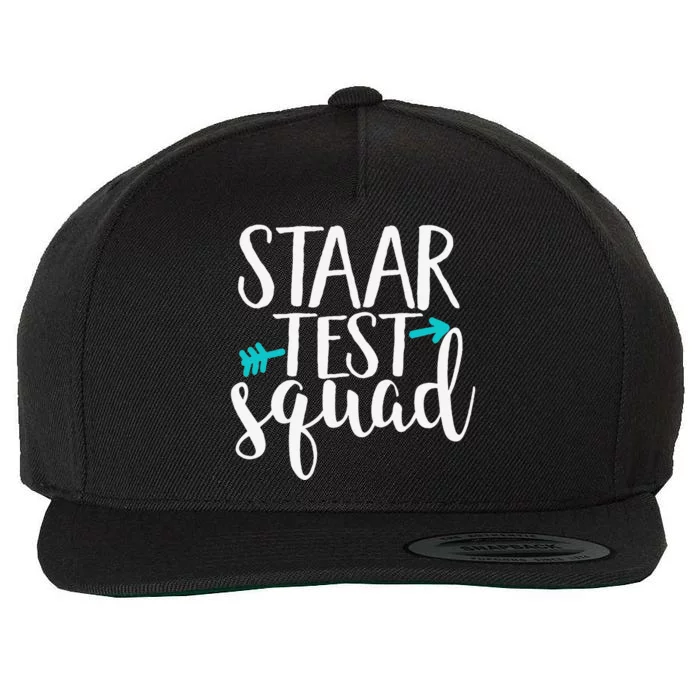 Staar Test Squad Elementary Teacher Test Day Wool Snapback Cap