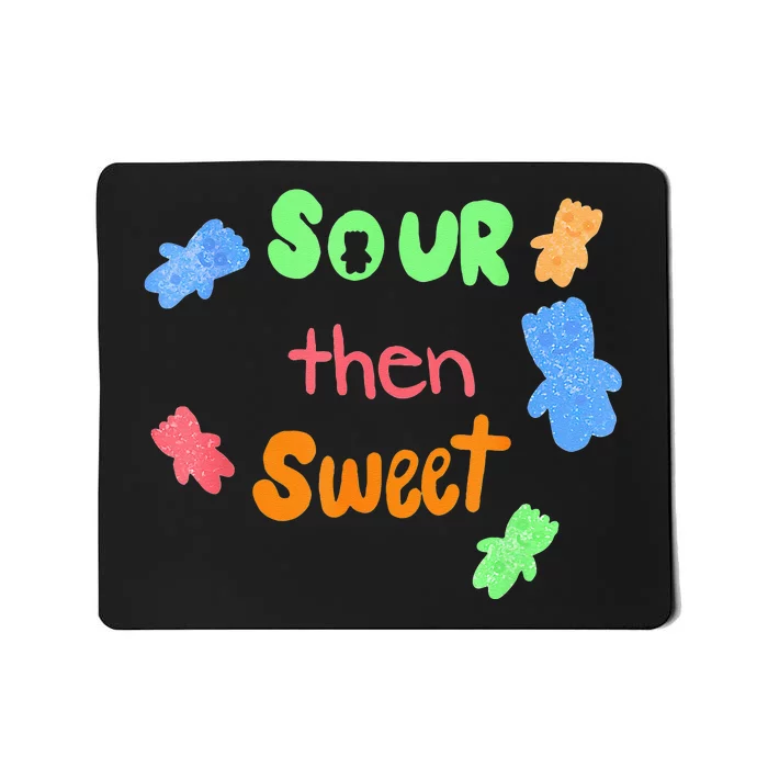 Sour Then Sweet Sour Candy Patch Kids Christmas Mousepad