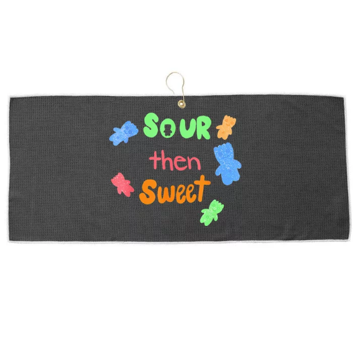 Sour Then Sweet Sour Candy Patch Kids Christmas Large Microfiber Waffle Golf Towel