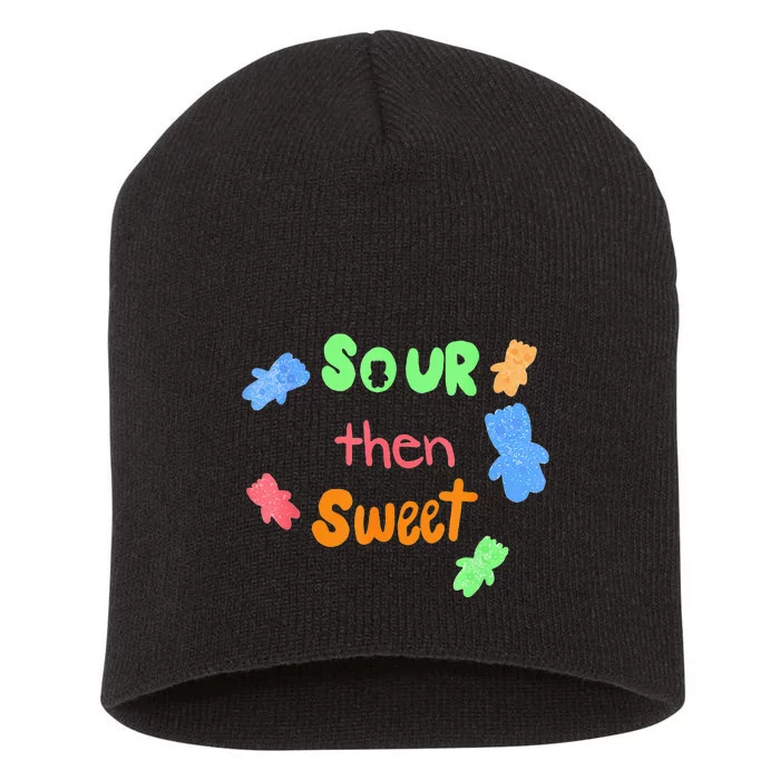 Sour Then Sweet Sour Candy Patch Kids Christmas Short Acrylic Beanie