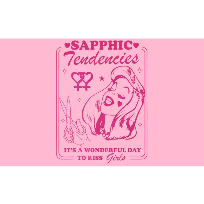 Sapphic Tendencies Sapphic Retro Lesbian Bumper Sticker