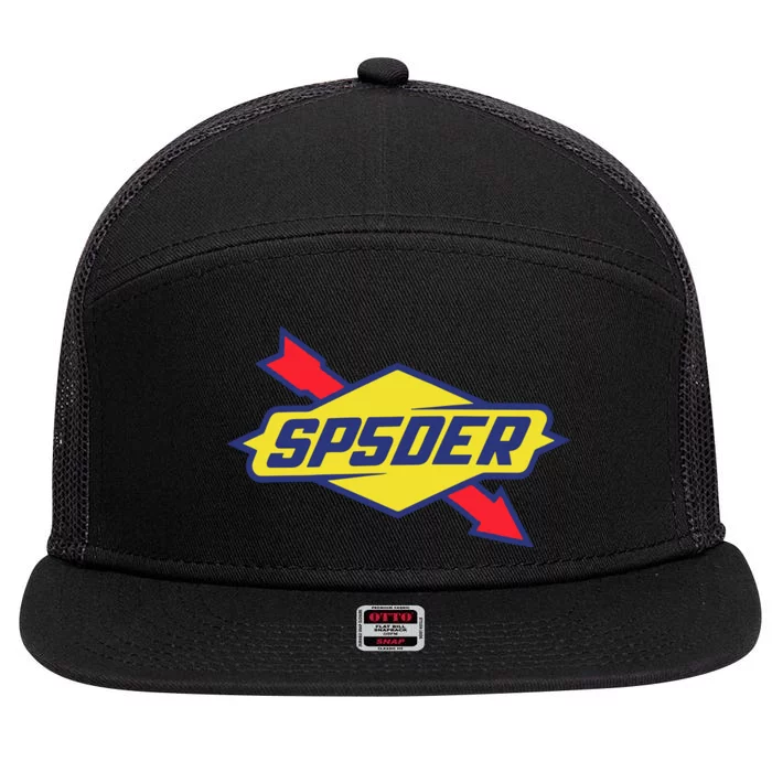 Sp5der The Spot 7 Panel Mesh Trucker Snapback Hat