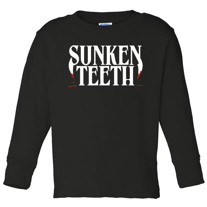 Sunken Teeth Toddler Long Sleeve Shirt