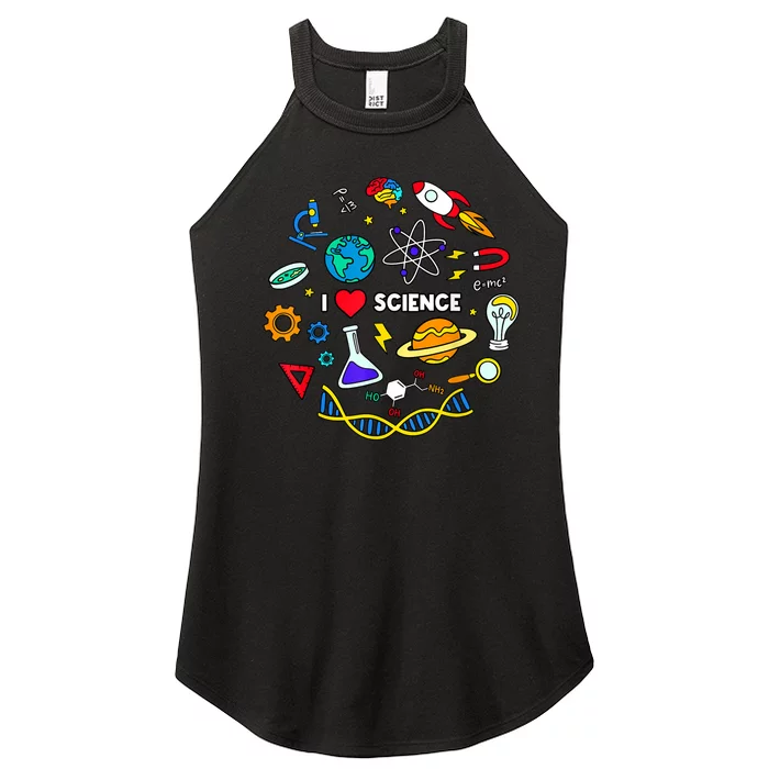 Science Tshirt, Science Lover Shirt, I Love Science Women’s Perfect Tri Rocker Tank