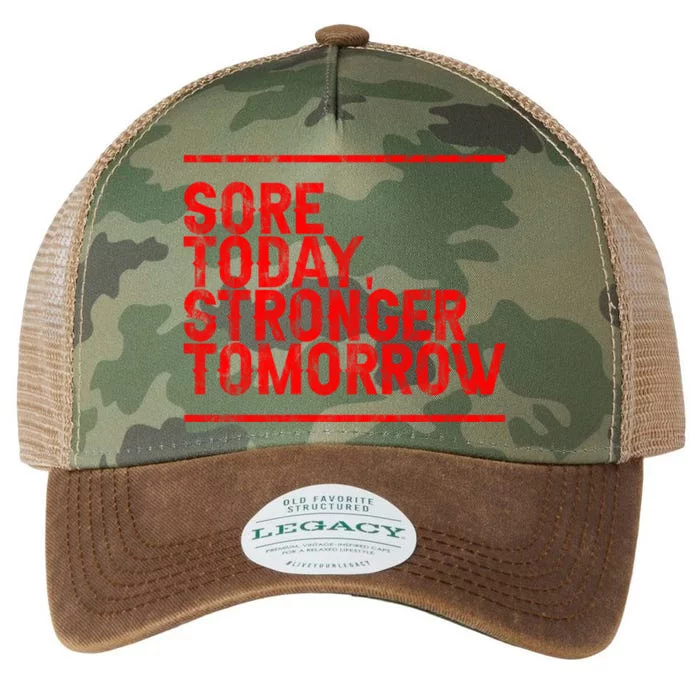 Sore Today Stronger Tomorrow Gift Legacy Tie Dye Trucker Hat