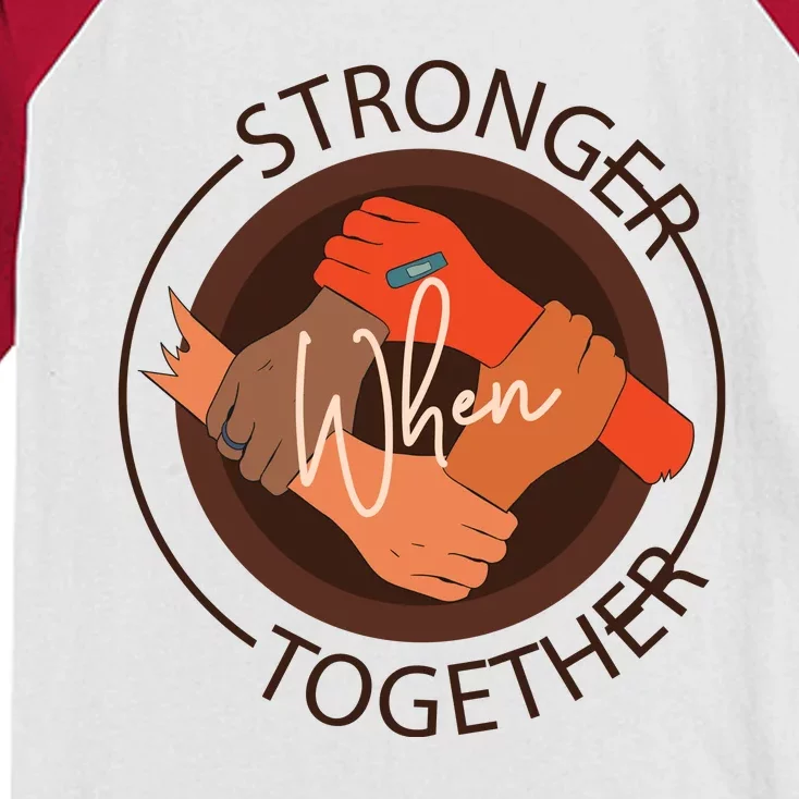 Stronger Together Kids Colorblock Raglan Jersey