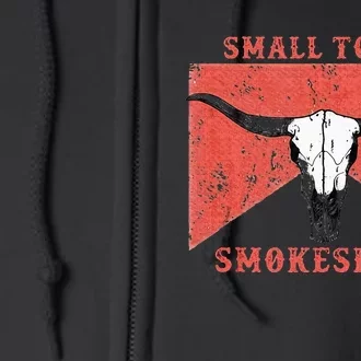 Small Town Smokeshow Oklahoma Smokeshow Western Country Full Zip Hoodie