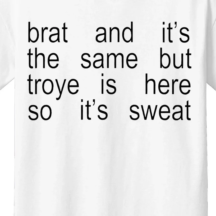 Sweat T.O.U.R Sweat Brat Green Kids T-Shirt