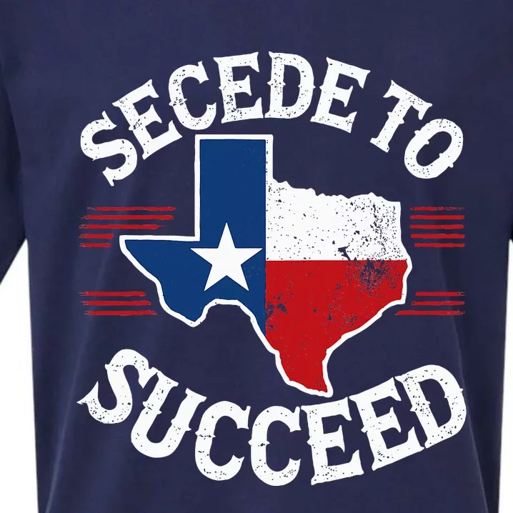 Secede To Succeed Texas Texit Texan State Flag Pride Sueded Cloud Jersey T-Shirt