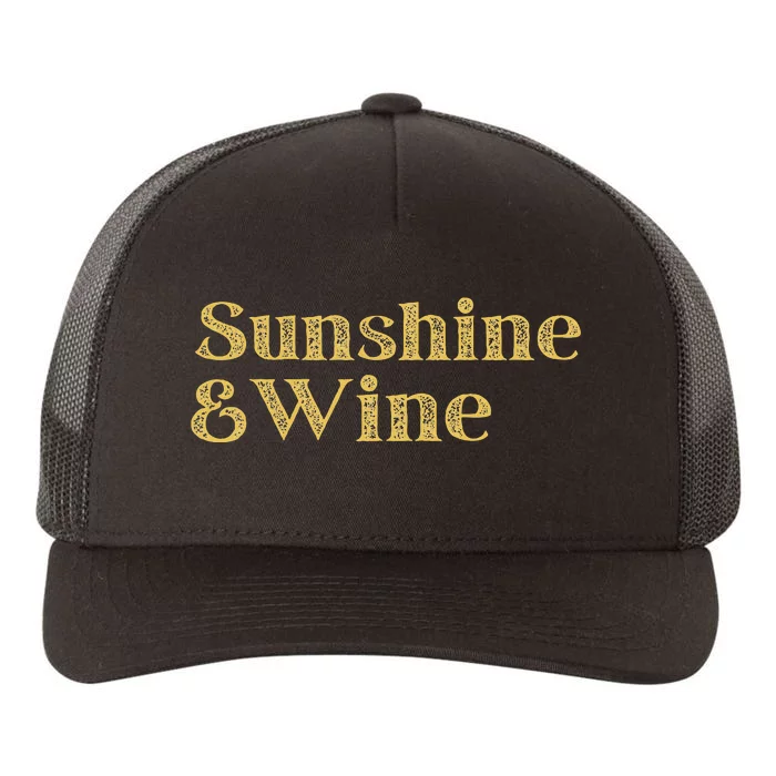 Summer Treats Sunshine And Wine Blend Of Relax And Fun Yupoong Adult 5-Panel Trucker Hat