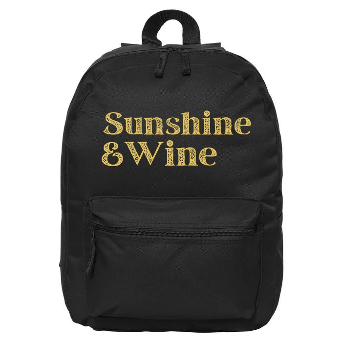 Summer Treats Sunshine And Wine Blend Of Relax And Fun 16 in Basic Backpack