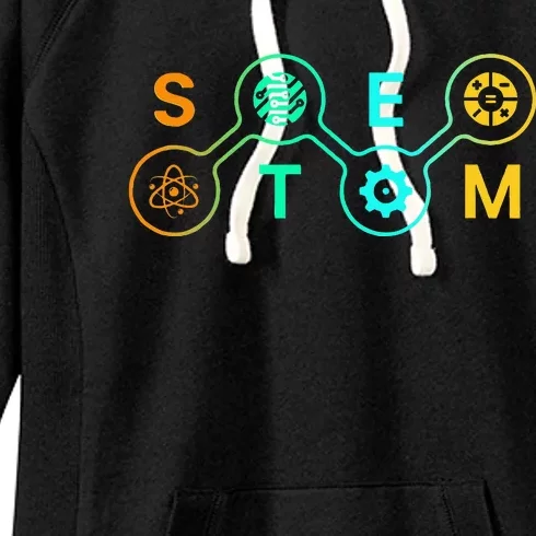 Stem Teacher Science Technology Engineering Math Women's Fleece Hoodie