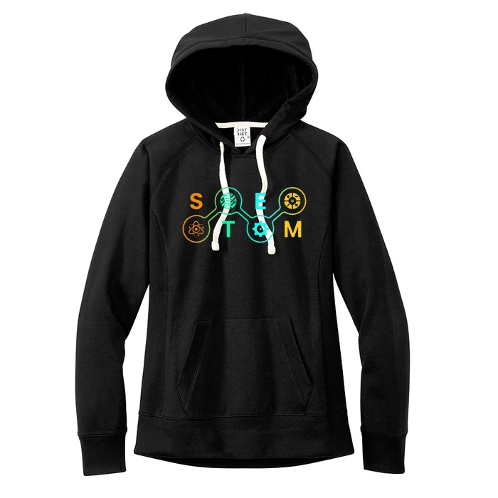 Stem Teacher Science Technology Engineering Math Women's Fleece Hoodie