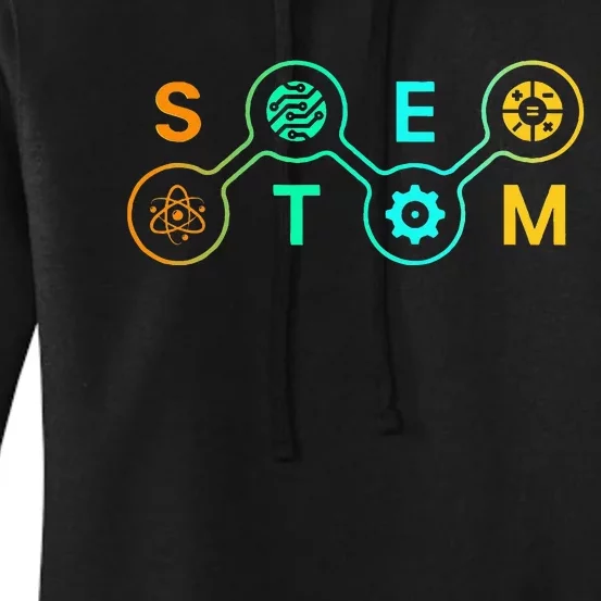 Stem Teacher Science Technology Engineering Math Women's Pullover Hoodie