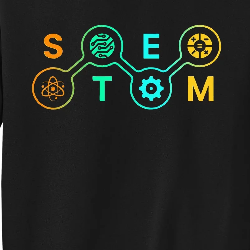 Stem Teacher Science Technology Engineering Math Tall Sweatshirt