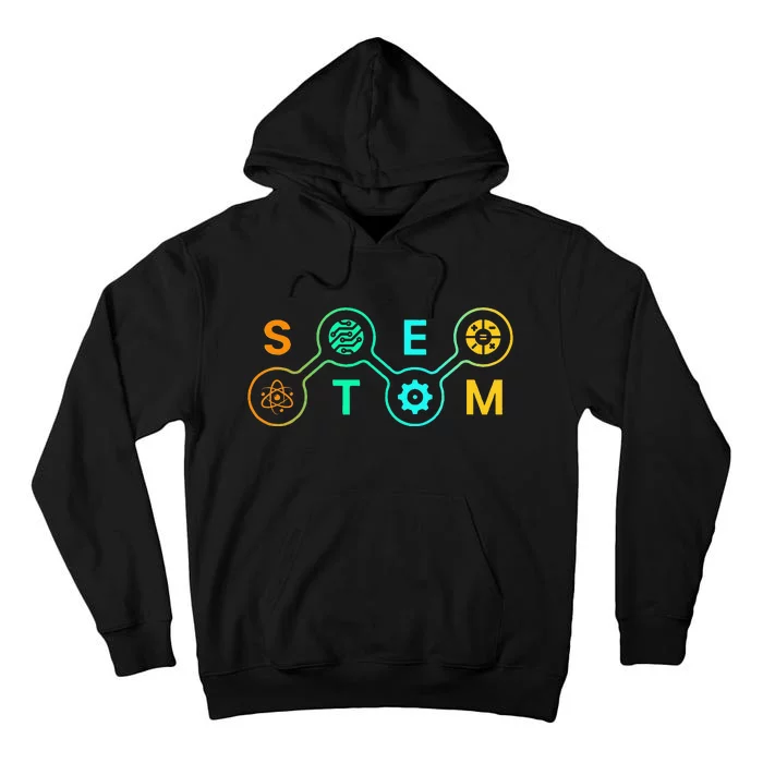 Stem Teacher Science Technology Engineering Math Tall Hoodie