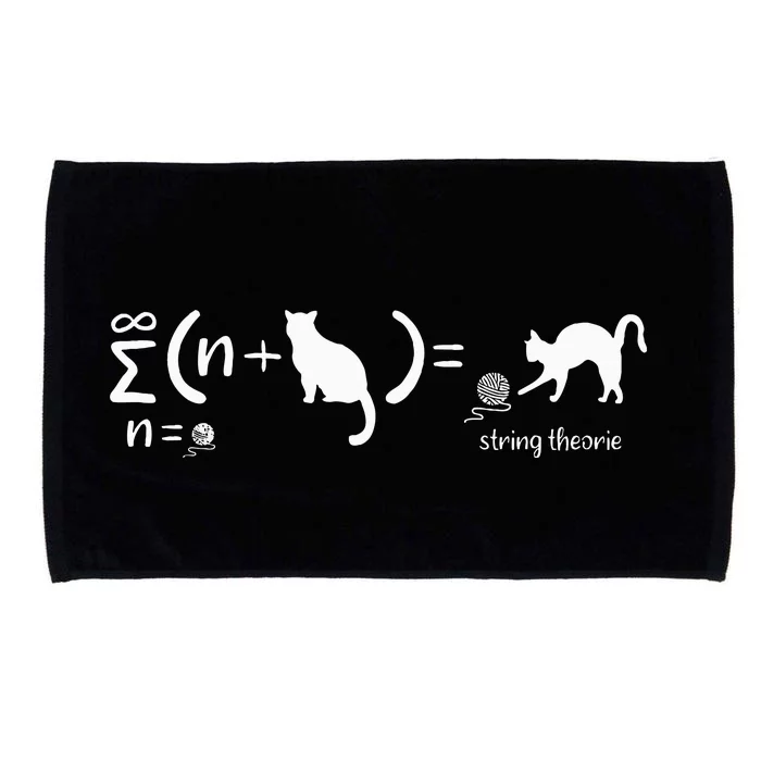 String Theory Science Nerd Physics Cat Microfiber Hand Towel