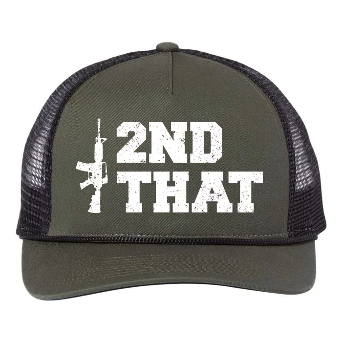 Second That Second Amendment Retro Rope Trucker Hat Cap