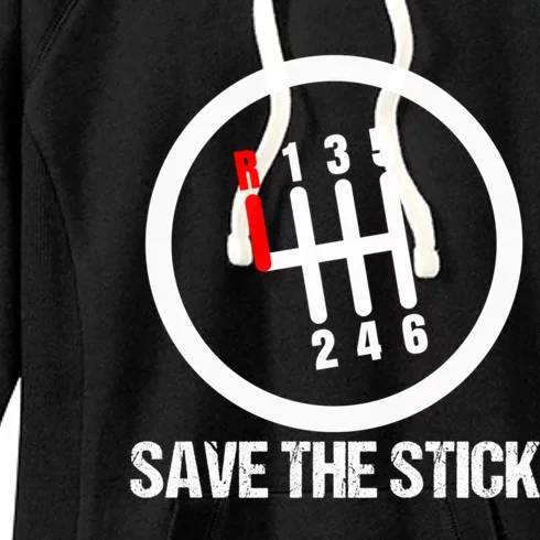 Save The Stick Uals Gear Transmission Gift Women's Fleece Hoodie