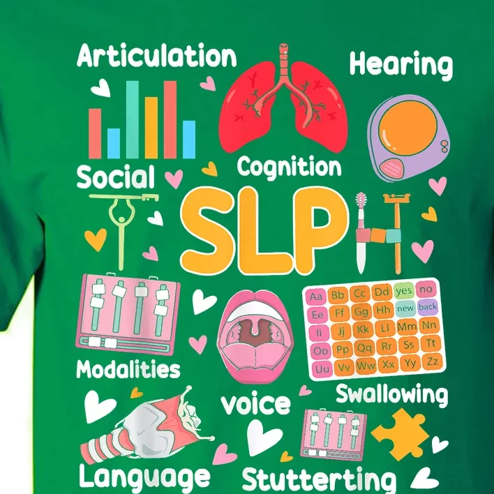 Speech Therapy Speech Language Pathologist Therapist SLP Tall T-Shirt