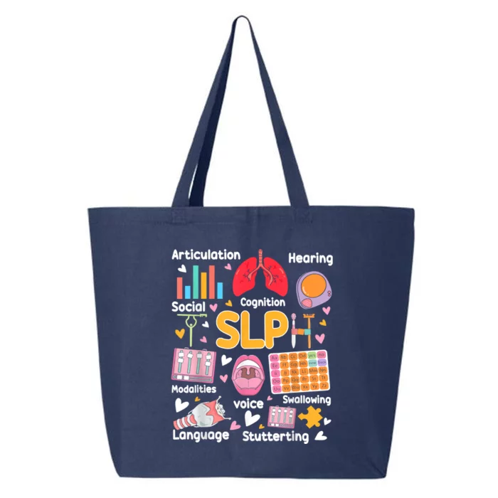 Speech Therapy Speech Language Pathologist Therapist SLP 25L Jumbo Tote