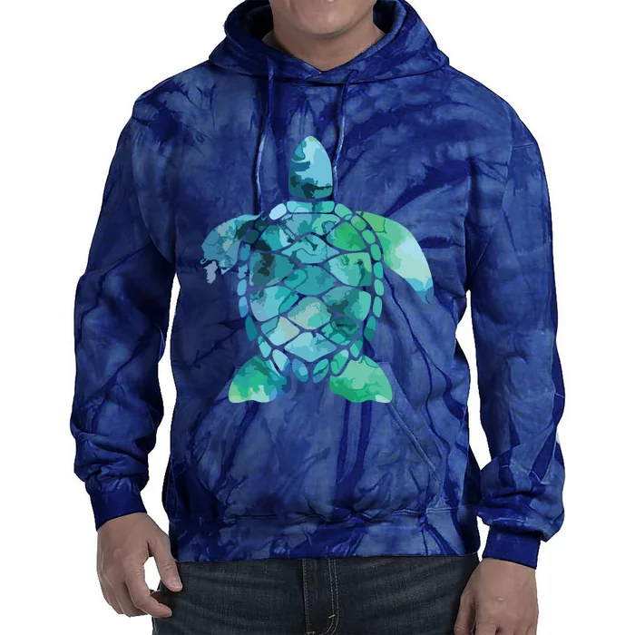 Save Turtles Sea Turtle Gifts Ocean Animals Sea Turtle Tie Dye Hoodie