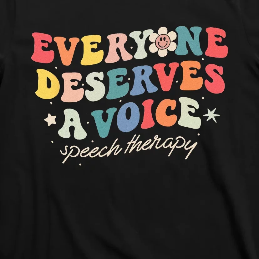 Speech Therapy Speech Language Pathologist SLP Team Women T-Shirt