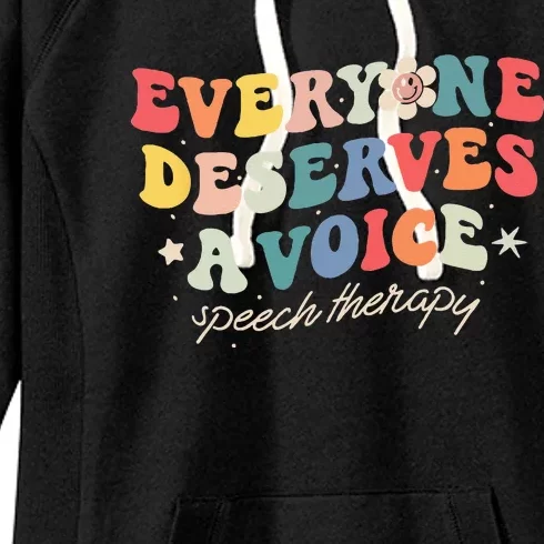 Speech Therapy Speech Language Pathologist SLP Team Women Women's Fleece Hoodie