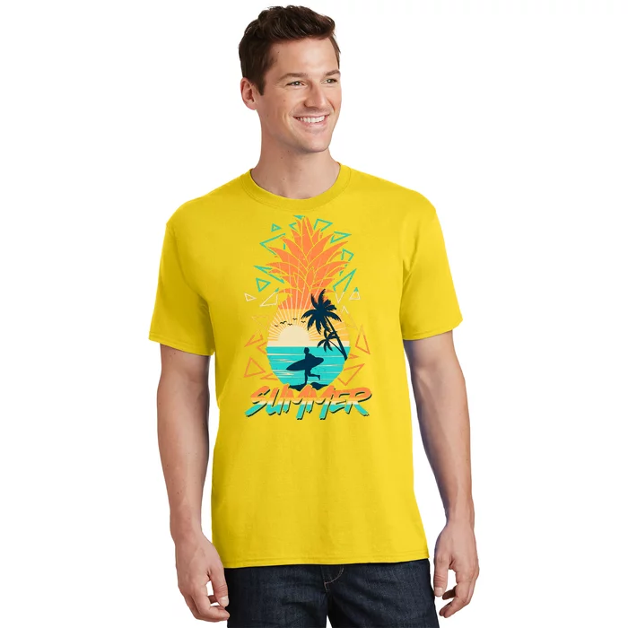 Summer Time Sufer Pineapple T-Shirt