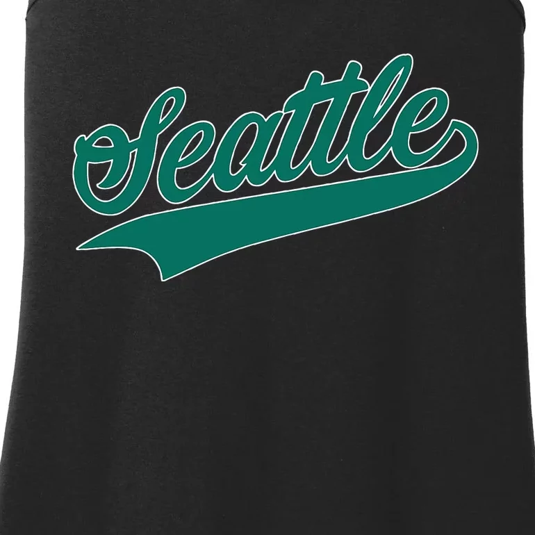 Seattle Text Ladies Essential Tank