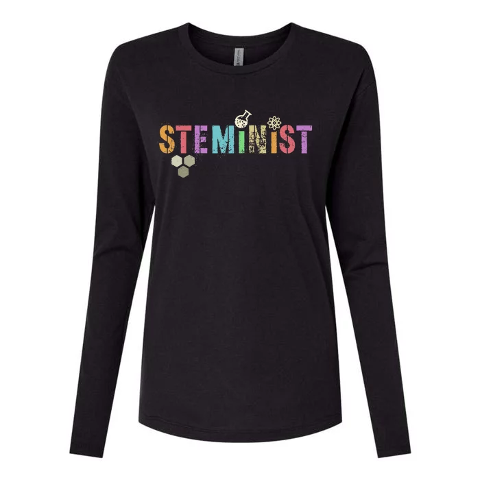 STEMINIST Technology Student STEM Teacher Women Engineering Womens Cotton Relaxed Long Sleeve T-Shirt