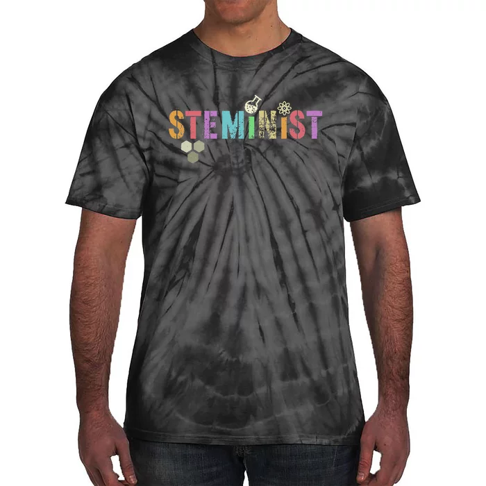 STEMINIST Technology Student STEM Teacher Women Engineering Tie-Dye T-Shirt