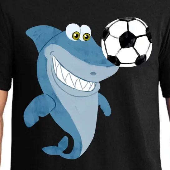 Soccer Team Shark Meaningful Gift Soccer Player Gift Pajama Set