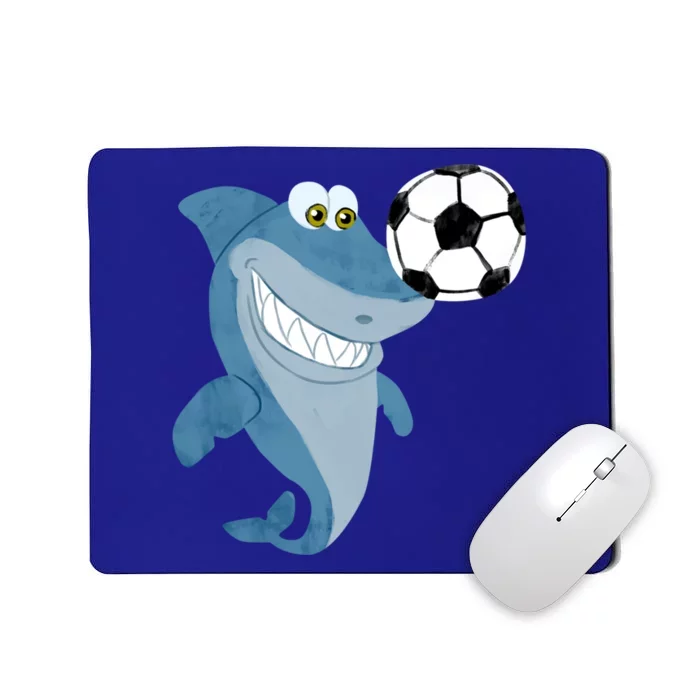 Soccer Team Shark Meaningful Gift Soccer Player Gift Mousepad