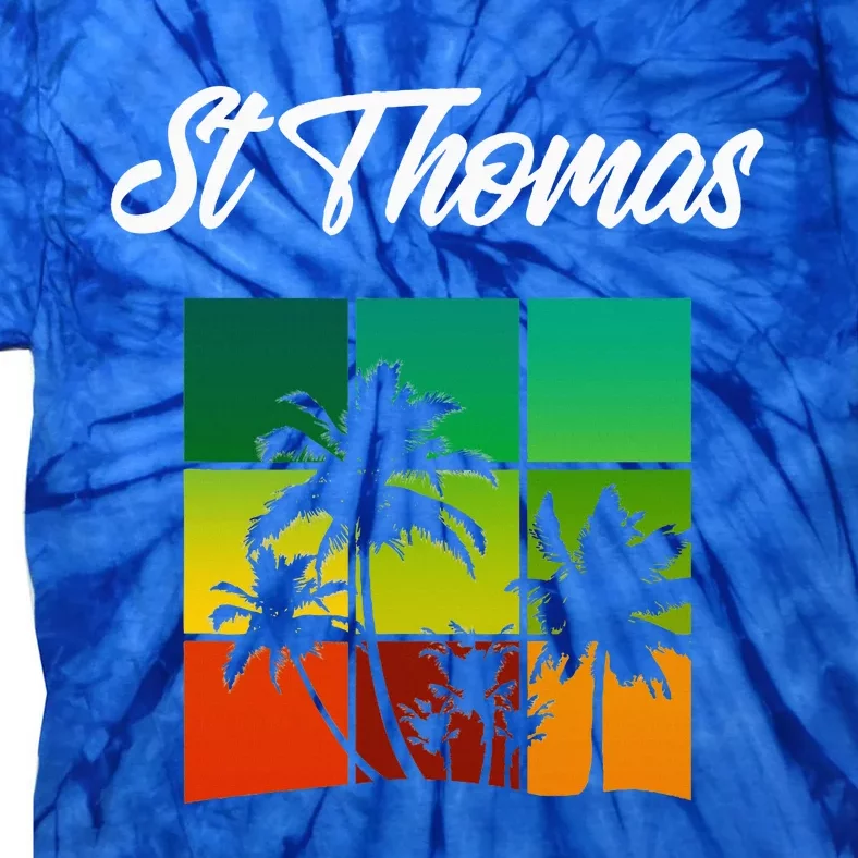 St Thomas Souvenir Cool Virgin Islands Tie-Dye T-Shirt