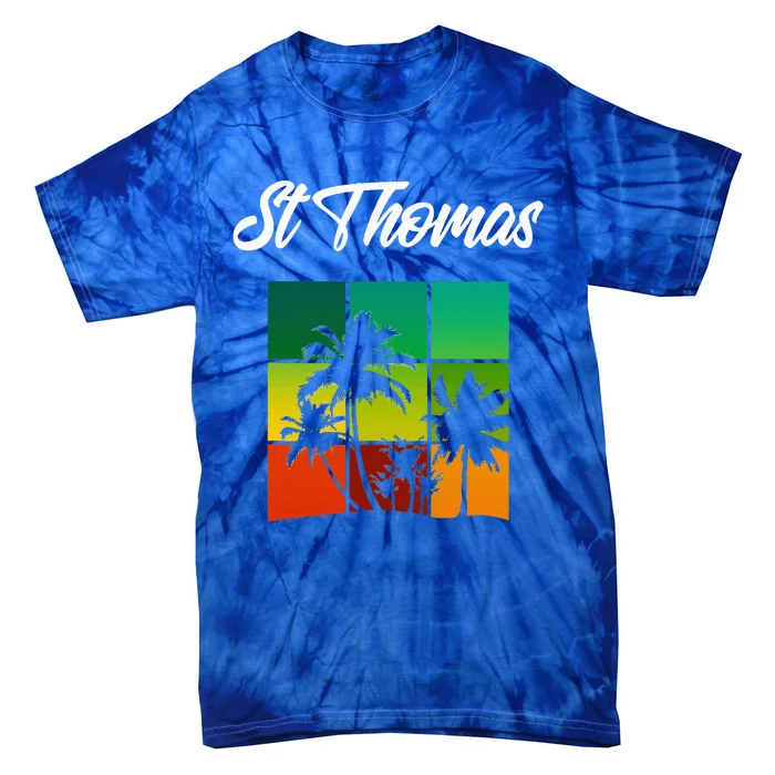 St Thomas Souvenir Cool Virgin Islands Tie-Dye T-Shirt