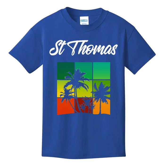 St Thomas Souvenir Cool Virgin Islands Kids T-Shirt