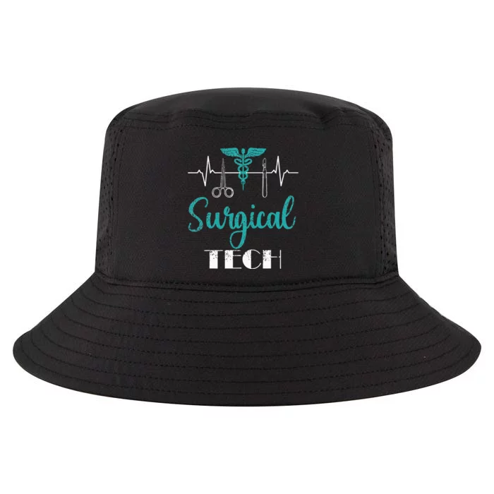 Scrub Tech Surgical Tech Week Technologist Technicians EKG Cool Comfort Performance Bucket Hat