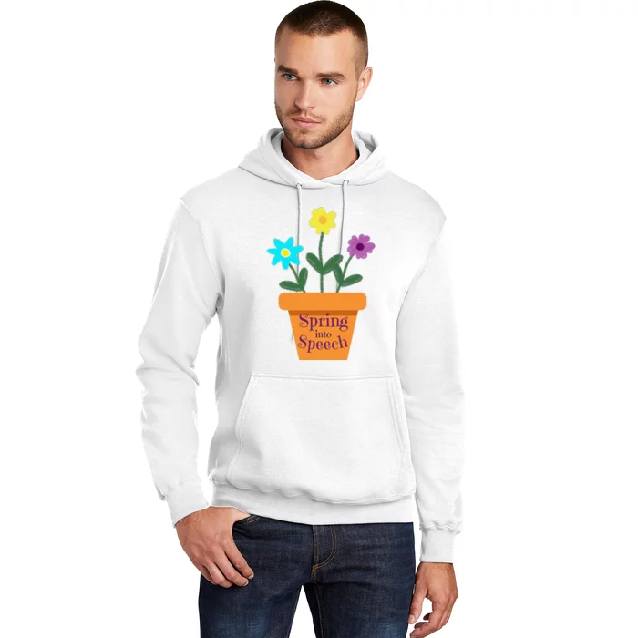 Speech Therapy Speech Language Pathology CCC SLP Spring Hoodie