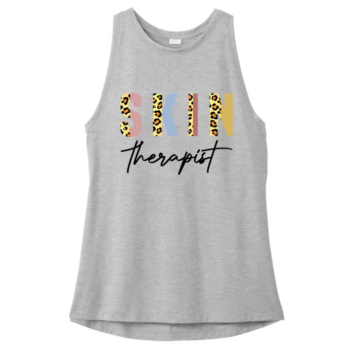 Skin Therapist Skincare Lover Skin Esthetician Meaningful Gift Ladies Tri-Blend Wicking Tank