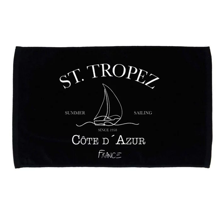 St. Tropez Summer Sailing Microfiber Hand Towel