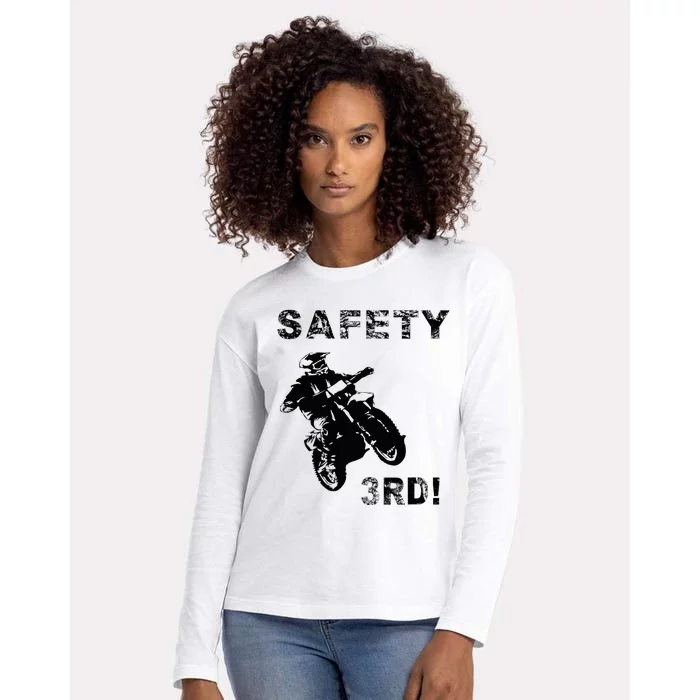 Safety Third Womens Cotton Relaxed Long Sleeve T-Shirt