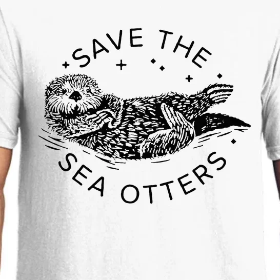 Save The Sea Otters Pajama Set