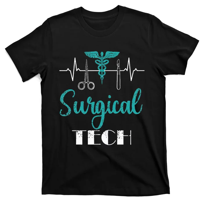 Scrub Tech Surgical Tech Week Technologist Technicians EKG T-Shirt