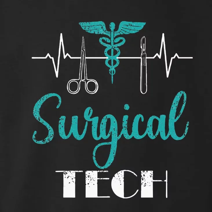 Scrub Tech Surgical Tech Week Technologist Technicians EKG Toddler Hoodie