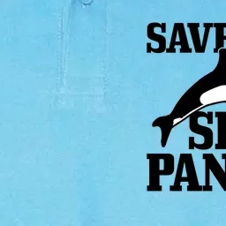 Save The Sea Pandas Orca Killer Whale Funny Gift Softstyle Adult Sport Polo