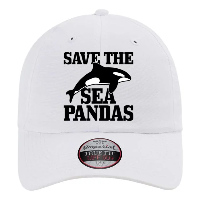 Save The Sea Pandas Orca Killer Whale Funny Gift The Original Performance Cap