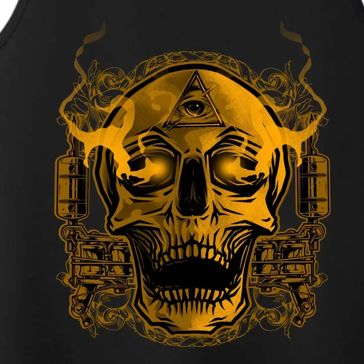 Skull Tattoo Performance Tank