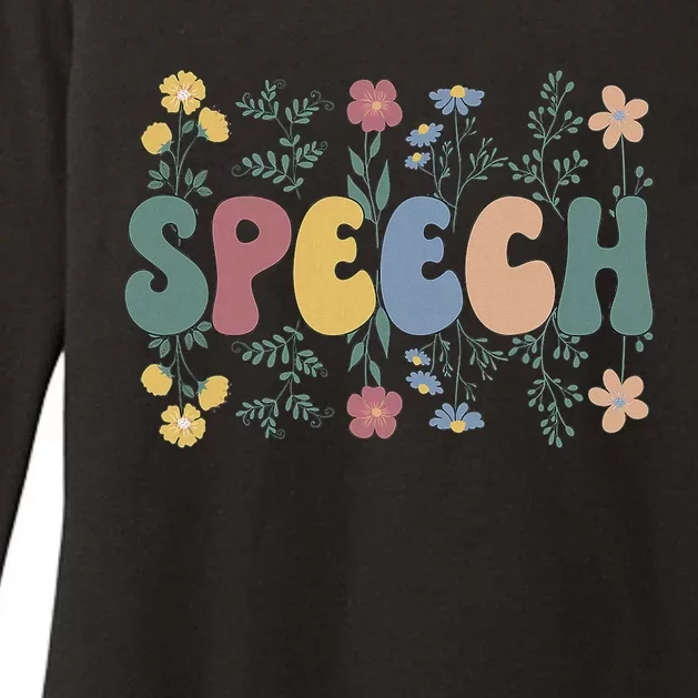 Speech Therapists Speech Language Pathologist Slp Womens CVC Long Sleeve Shirt