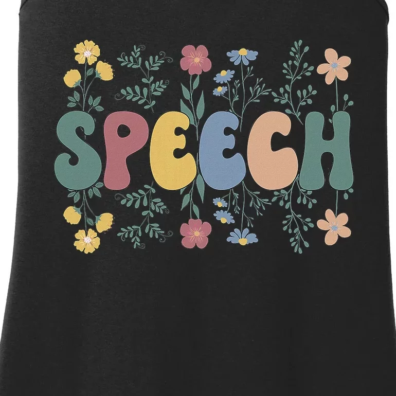 Speech Therapists Speech Language Pathologist Slp Ladies Essential Tank